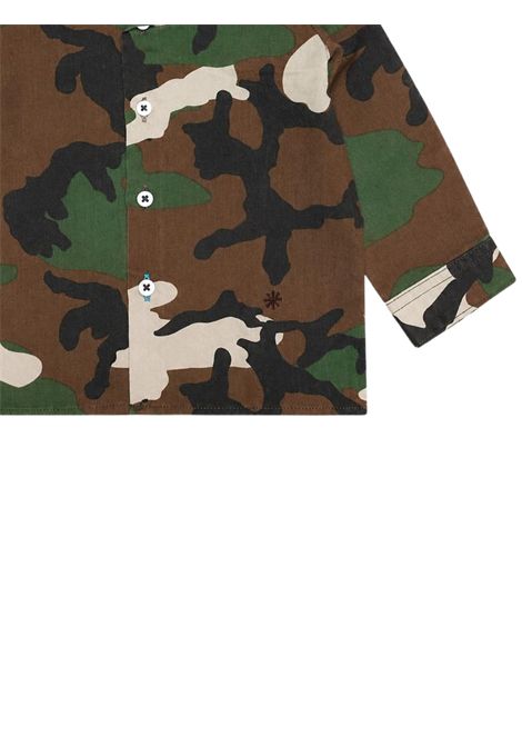 Camicia neonato camouflage in cotone Manuel Ritz | 4515CAMOUFLAGE